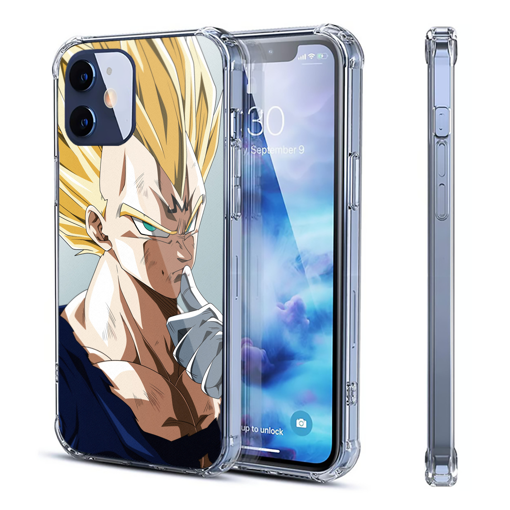 （画像用） ドラゴンボール DRAGON BALL 【iPhone 12シリーズ対応】透明スマホケース（クリアソフトケース）